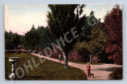Postcard Holešov A party from Wilson's Gardens (ST3671)