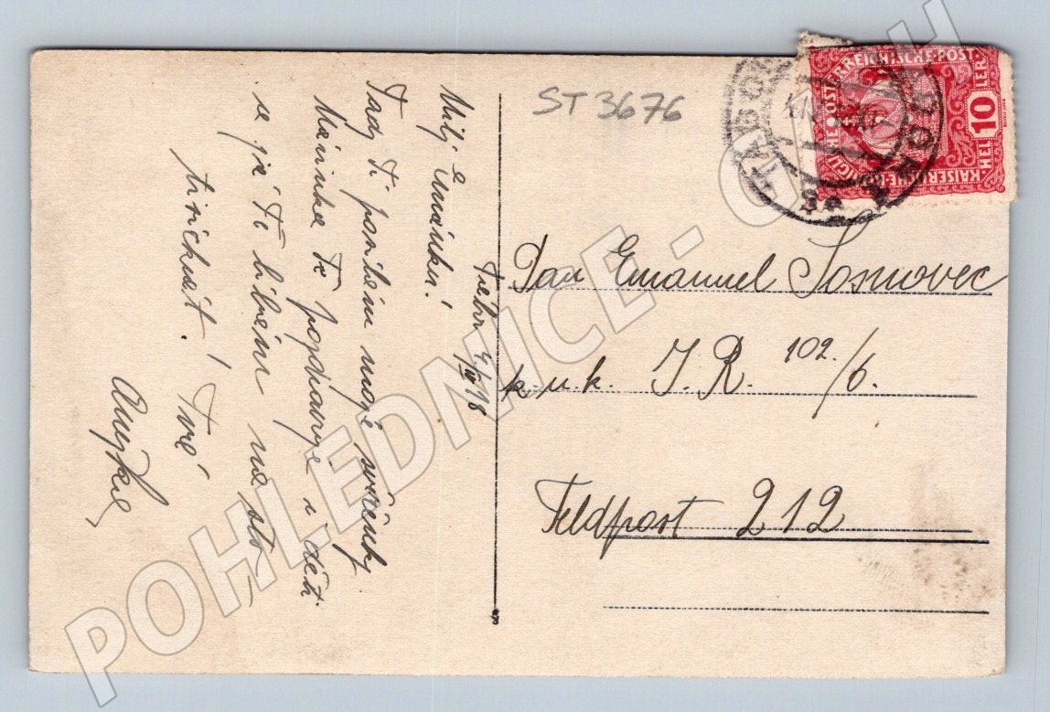 Postcard two girls in winter clothes 1916 (ST3676)