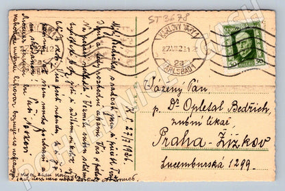 Postcard Karlovy Vary Mill Colonnade (ST3678)