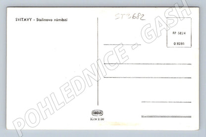 Postcard Svitavy Stalin Square (ST3682)