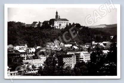 Postcard Náchod castle and town (ST3686)