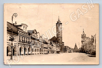 Postcard Domažlice historical square (ST3688)