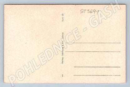 Postcard Litoměřice historical square (ST3691)