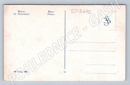 Postcard Brno Petrov Cathedral of St. Peter and Paul (ST3692)