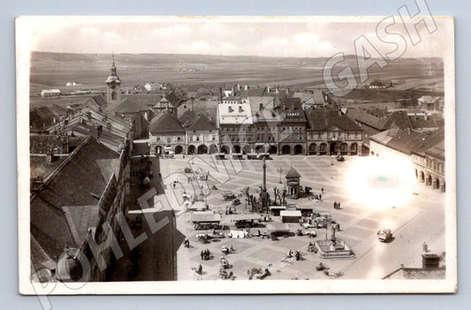 Postcard Jičín historical square (ST3693)