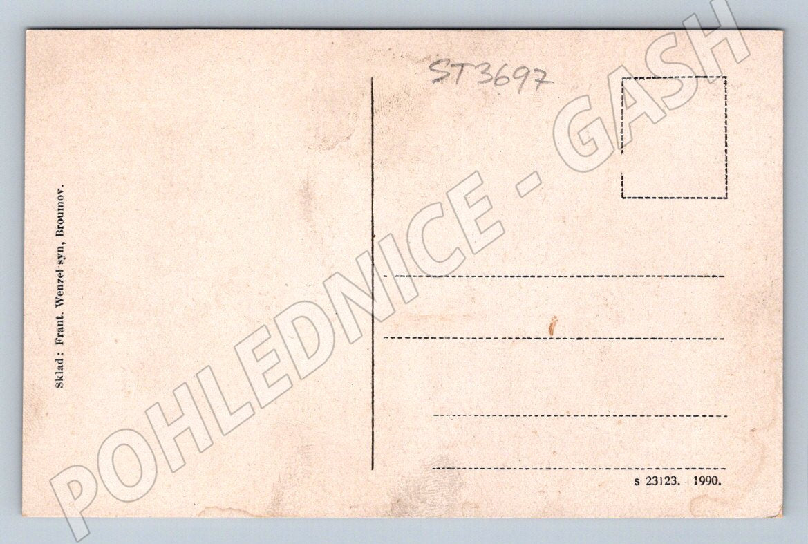 Postcard Adršpach Rocks boat trip (ST3697)