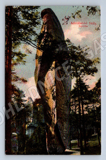 Postcard Adršpach Rocks Nun (ST3700)