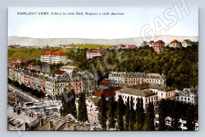 Postcard Karlovy Vary, Rich Wagner Street (ST3701)