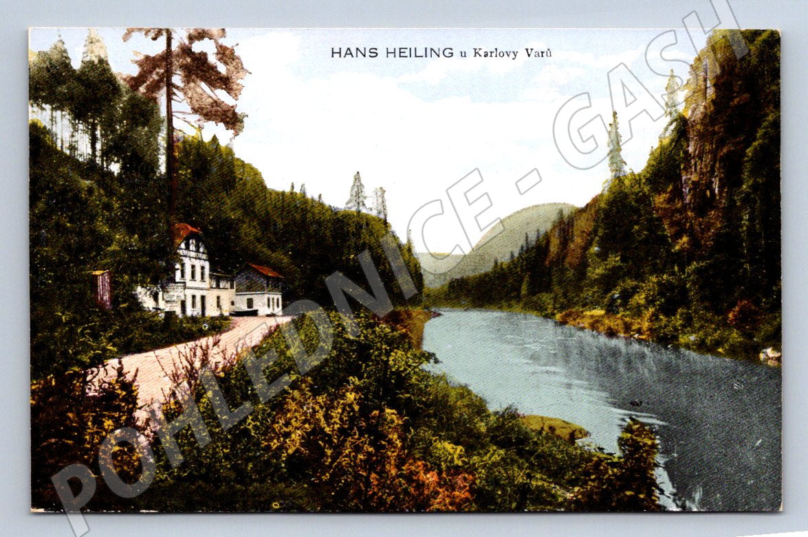 Postcard Hans Heiling near Karlovy Vary (ST3704)