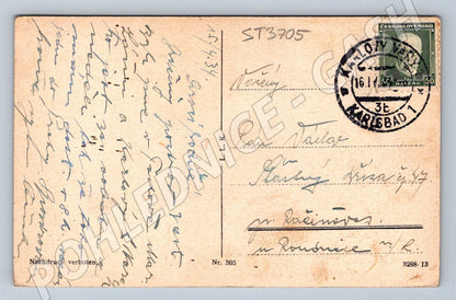 Postcard Karlovy Vary Stadt Theater Regina Palais (ST3705)