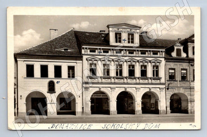 Postcard Domažlice Sokol House (ST3710)