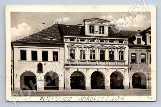 Postcard Domažlice Sokol House (ST3710)