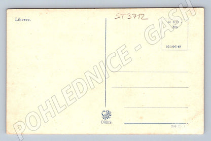 Postcard Liberec Town Hall (ST3712)