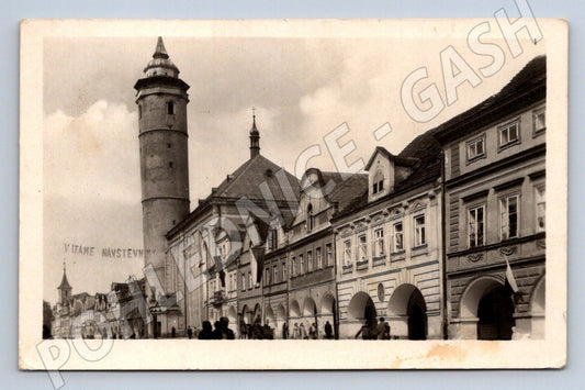 Postcard Domažlice historical square (ST3713)