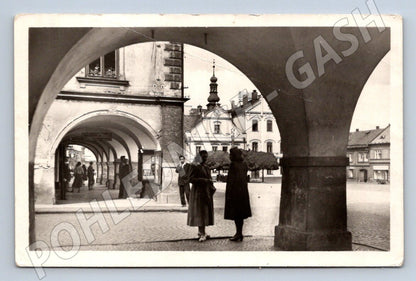 Postcard Ceska Třebová Square (ST3714)