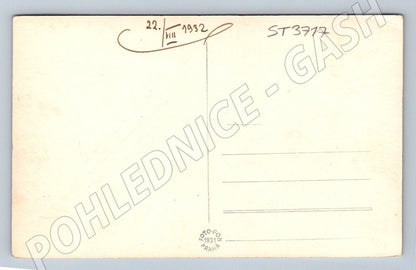 Postcard Klatovy New Town Hall Black Tower (ST3717)