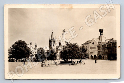 Postcard Litoměřice Peace Square (ST3719)
