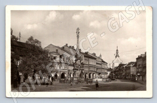 Postcard Jaroměř Square, historical (ST3721)