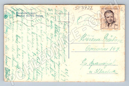 Postcard Marianske Lazne Hotel Pacific Stalin Square (ST3722)