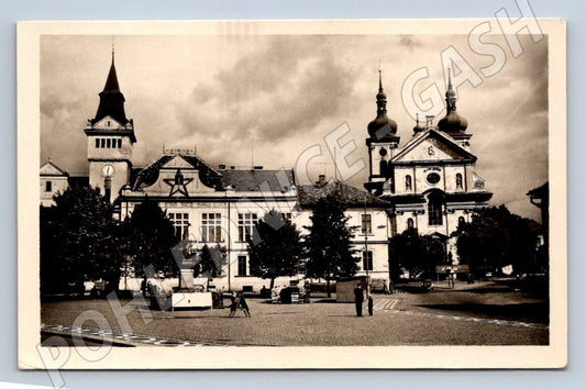 Postcard Stará Boleslav historical square (ST3725)