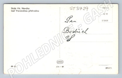 Postcard Skála by Vítězslav Novák, Vranov Dam (ST3729)