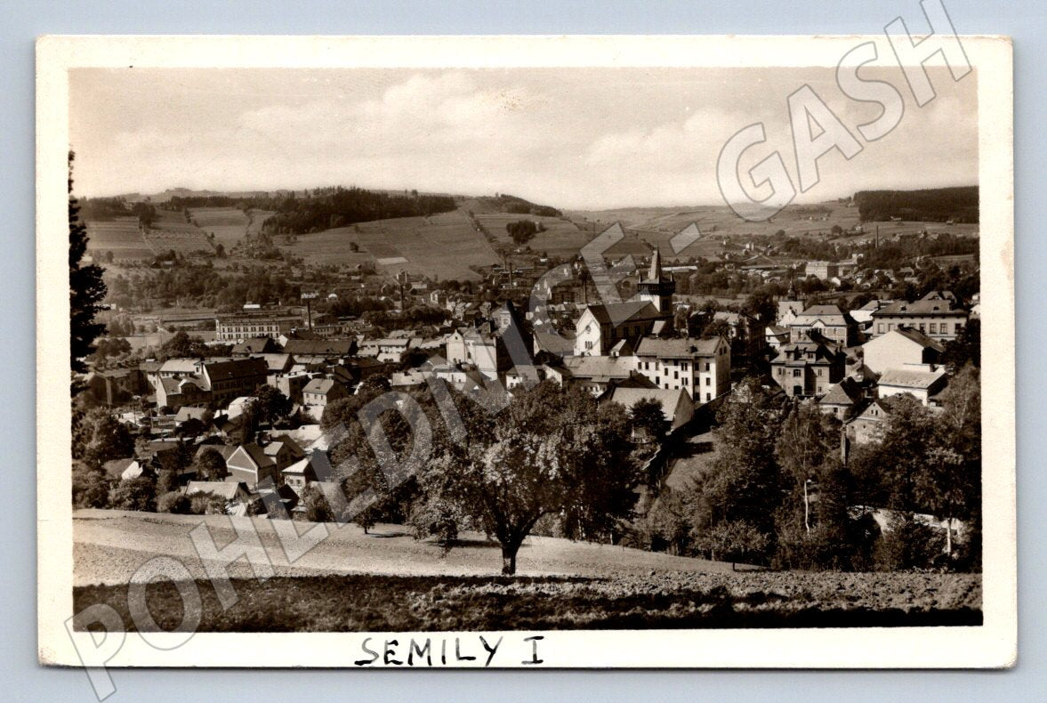 Semily historical postcard (ST3730)