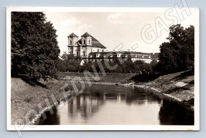 Postcard Veselí nad Moravou Parish Church (ST3734)