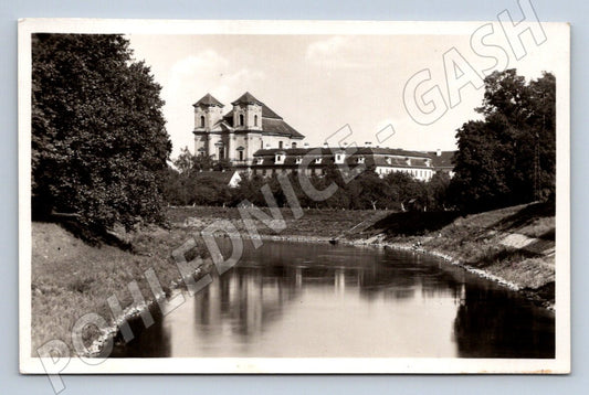 Postcard Veselí nad Moravou Parish Church (ST3734)