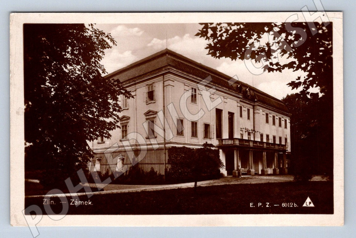 Postcard Zlín castle historical (ST3736)