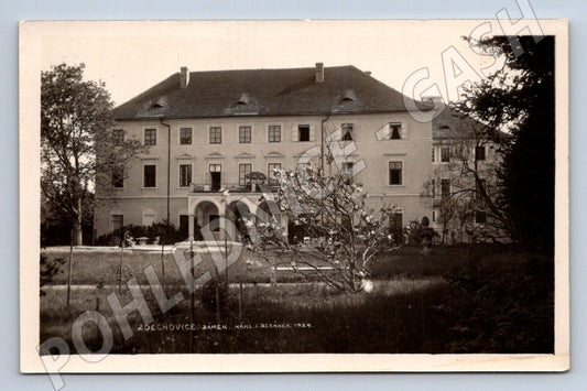 Postcard Zdechovice chateau 1925 (ST3738)