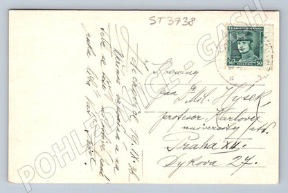 Postcard Zdechovice chateau 1925 (ST3738)