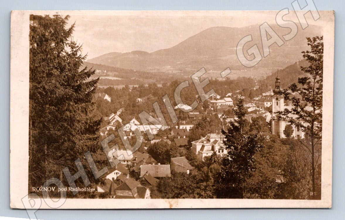 Postcard Rožnov pod Radhoštěm historical (ST3740)