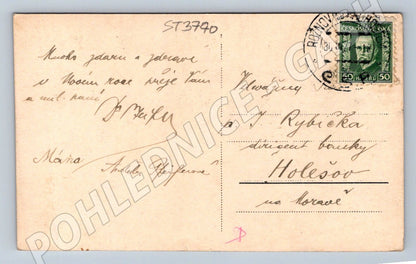 Postcard Rožnov pod Radhoštěm historical (ST3740)