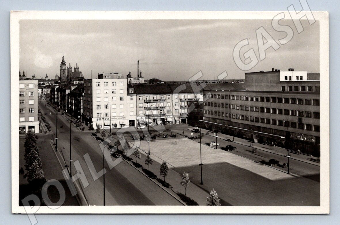 Postcard Hradec Králové Ulrich Square (ST3743)