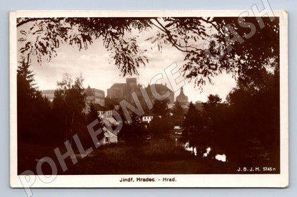 Postcard Jindřichův Hradec Castle (ST3746)
