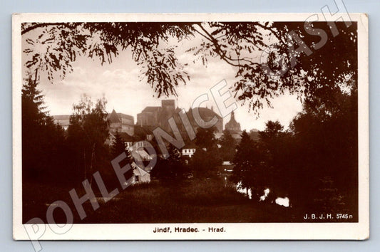 Postcard Jindřichův Hradec Castle (ST3746)