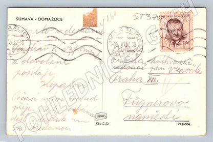 Postcard Domažlice historical Šumava (ST3750)