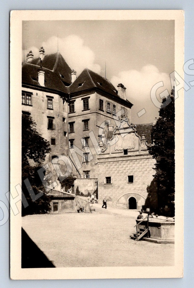 Postcard Český Krumlov castle Orbis (ST3755)