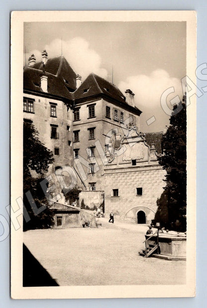 Postcard Český Krumlov castle Orbis (ST3755)