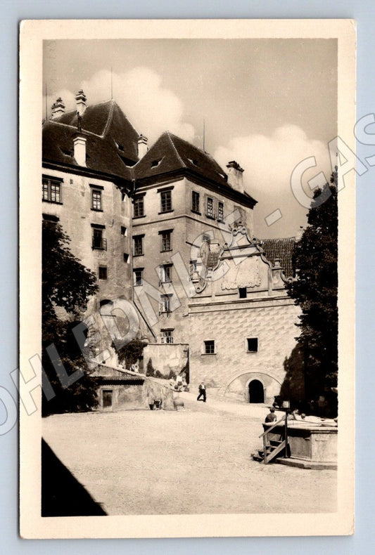 Postcard Český Krumlov castle Orbis (ST3755)