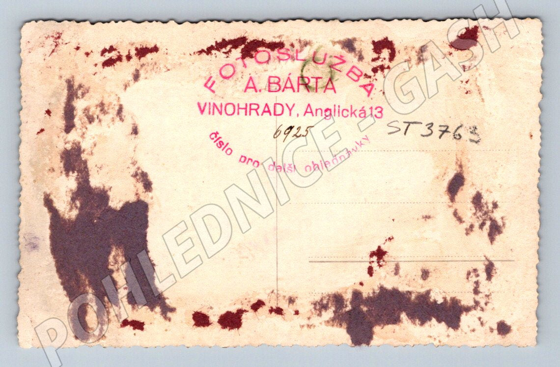 Postcard funeral procession Czech Republic historical (ST3763)