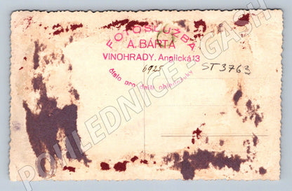 Postcard funeral procession Czech Republic historical (ST3763)