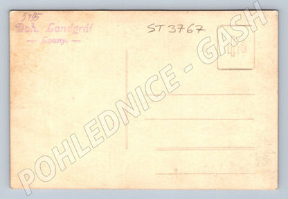 Postcard Woman and Two Boys Louna Bohumil Landgráf (ST3767)