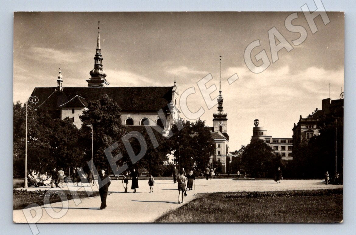 Postcard Brno Red Army Square 1949 (ST3771)