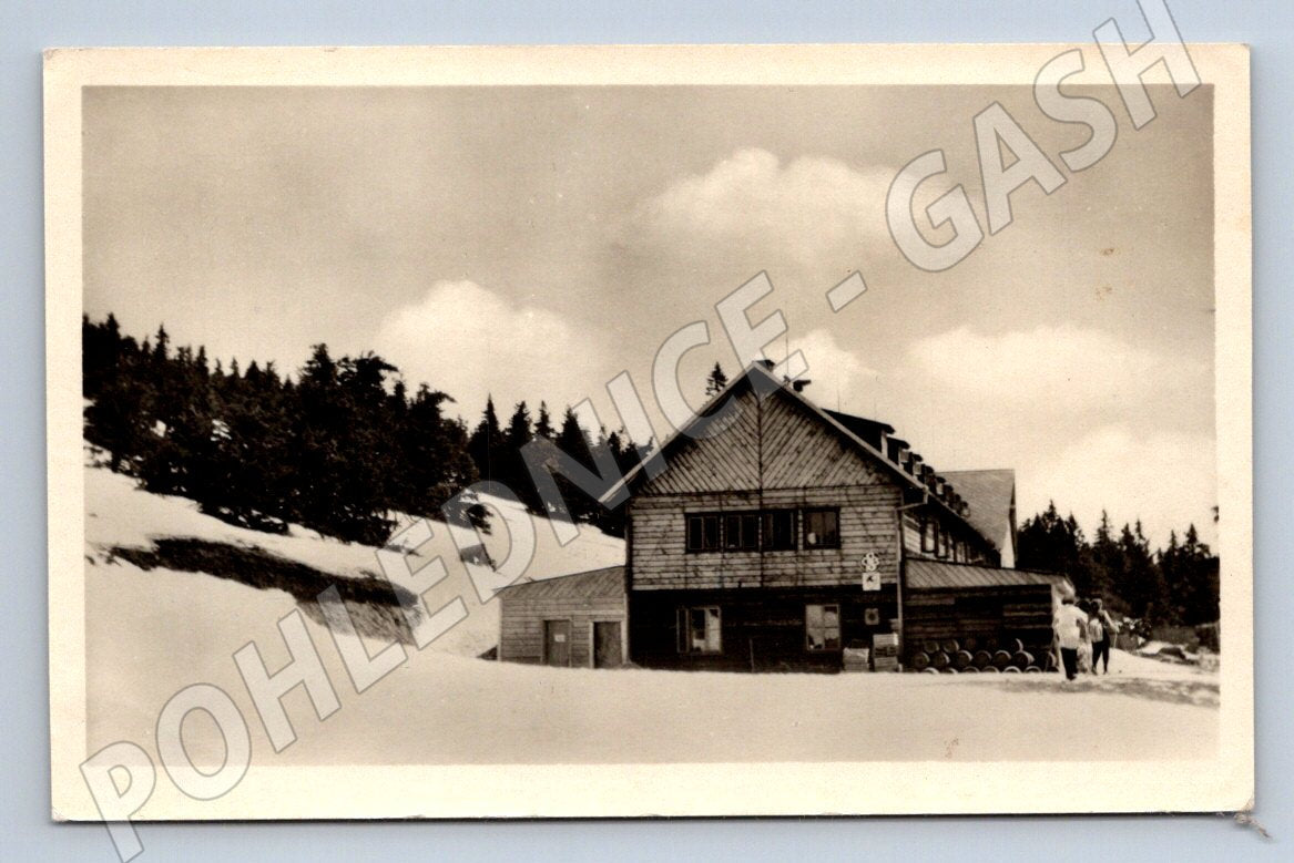 Postcard Mountain Chalet Barbara Czechoslovakia (ST3776)