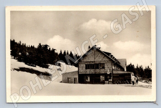 Postcard Mountain Chalet Barbara Czechoslovakia (ST3776)