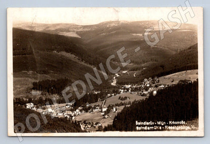 Postcard Špindlerův Mlýn, Giant Mountains, historical (ST3778)