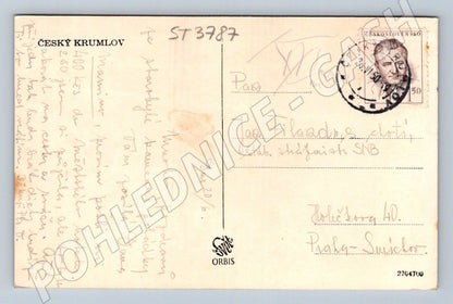 Postcard Český Krumlov historical (ST3787)