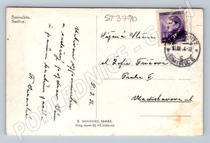 Postcard Smiřice Protectorate of Bohemia historical (ST3790)