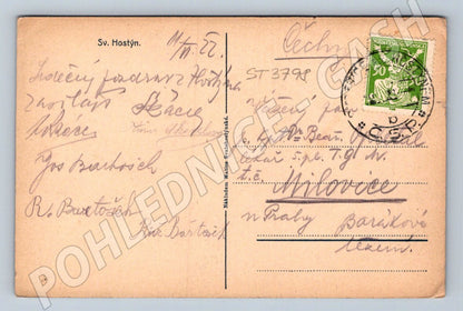 Postcard Svatý Hostýn colored 1926 (ST3798)